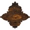 Ekena Millwork Melchor Diamond Ceiling Medallion (Fits Canopies up to 4"), 67 1/4"W x 43 3/8"H x 4"ID x 2"P, Rust CM70X43MLRUS - alternate 3
